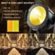 Projecteur DJ 100W COB BETOPPER - DMX stroboscopique