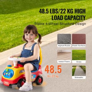 81hgWnU34kL._SL1500_.jpg VEVOR Push Car for Toddlers 1-3 Years Old Kids Car with Musical Steering Wheel and Horn, Sit Up Stand Toy, Under Seat Storage for Bo