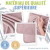 BOACAY Couverture de Voyage Douce et Chaude pour Avion et Voiture - Essentiel pour Les Longs Vols pour Femmes, Hommes, Enfants - Ore