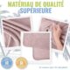 BOACAY Couverture de Voyage Douce et Chaude pour Avion et Voiture - Essentiel pour Les Longs Vols pour Femmes, Hommes, Enfants - Ore