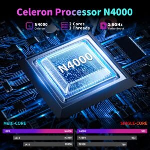 Ordinateur portable Celeron N4000 14,1" Moacreto 6Go/256Go