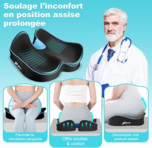 Coussin coccyx POOTACK chaise bureau ergonomique soulage