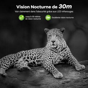 DEATTI 4K 48MP HD Hunting Camera for Telephone, WiFi Camera Infrared Night Vision Animals Camera Trap Camera, 120IP66, 32GB Card a