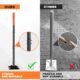 Garden tamper 45-inch steel handle durable soil compactor