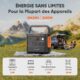 Jackery Explorer 2000v2 Generateur Electrique Portable, 2042Wh LiFePO4 Batterie, 2200W Grande Puissance (Max 4400W) Generateur Solai