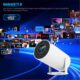 Mini projecteur 4K portable WiFi 6 Android 11 1080p