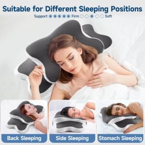 Oreiller cervical mémoire de forme YunNasi ergonomique