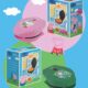 Peppa Pig Gaufrier, Mini-gaufrier au design unique de Peppa Pig, ideal pour les anniversaires d'enfants, Paques et Noel, taille des