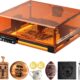 Machine de gravure laser, Woxcker L2 MAX 5W avec enceinte, machine de gravure CNC, gravure laser de haute precision a 0,01 mm et dec