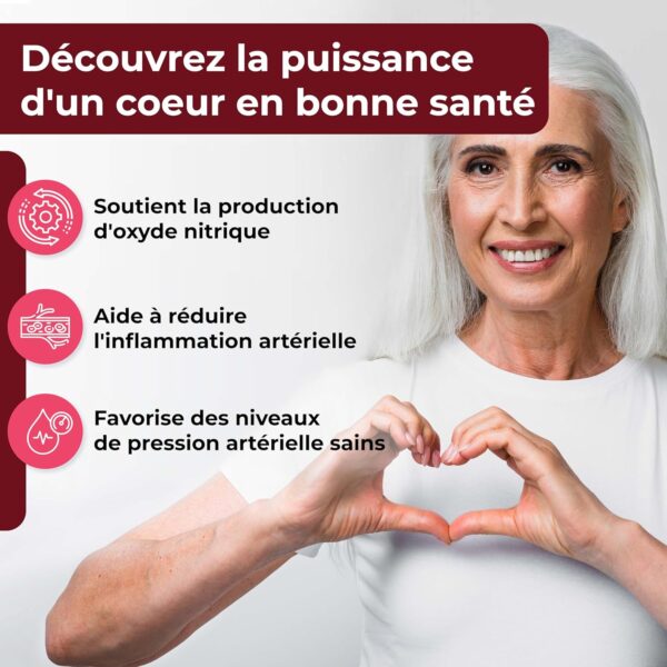 Cardio Boost : Formule Naturelle de Soutien Cardiovasculaire - Pour la Circulation, l'Energie et le Bien-Etre Cardiaque - 90 gelules