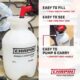 Chapin International Chapin 20074 Pulverisateur d'eau de Javel avec Bouclier en Bonus, Blanc translucide 3,8 l