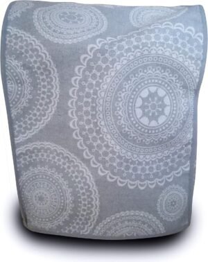 Housse de protection antitache pour Thermomix TM31 TM5 Mandalas Gris