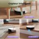 Aspirateur robot OKP silencieux 3 modes pour poils et tapis