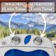 Mini machine à laver 3 kg avec essoreuse - Toploader camping