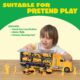 81lMPskuFJL._AC_SL1500_.jpg Diecast Construction Truck Set JOYIN 14-in-1 Kids Toy