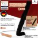 WEIDEBACH Brosse A Radiateur De 125cm De Long 75cm De Brosse en Nylon Brosse A Radiateur sans Poils d'animaux, Brosses pour Attei