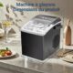 Machine à glaçons CITYBEE 12 kg/24h, 2 tailles, silencieuse