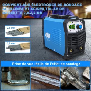Poste à souder à électrodes MMA 200A Inverter - Kit casque
