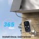 Caméra WiFi extérieure FOAOOD solaire, nuit couleur, PIR