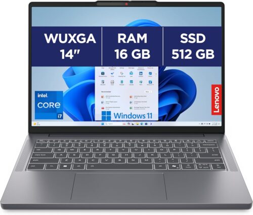 Lenovo IdeaPad Slim 3 14IRH10 14 Inch WUXGA Laptop (Intel Core i7-13620H, 16GB RAM, 512GB SSD, Intel UHD Graphics, Windows 11 Home