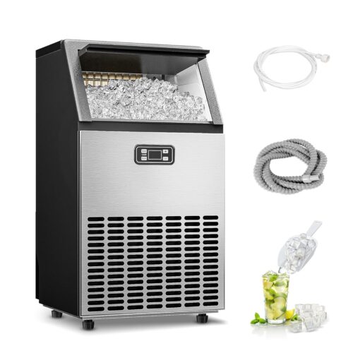 Machine à glaçons commerciale 45,4 kg/24 h autonettoyante