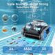 QP5 NIXBOT QP5 Robot Pool Cleaner Dual Motor Turbine System for Off-Terrain and Inground Pools with Wall Climing and Navigation Tech