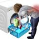 Socle de machine a laver 40cm renforce avec tablette, chassis en acier entierement soude donc extremement stable, pieds soudes sur t