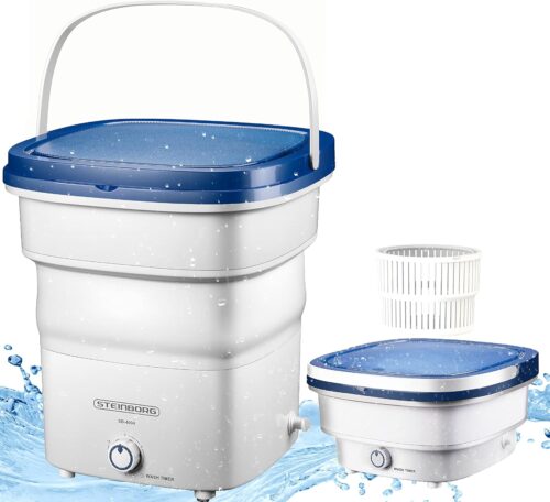 Mini machine à laver pliable 1,5 kg portable voyage 135W