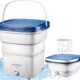 Mini machine à laver pliable 1,5 kg portable voyage 135W