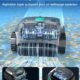 WYBOT C2 Wireless Pool Robot for Buried Pools 150m2, Double Filtration, 3 Motors, Powerful Suction, Cleaning Walls Water Line, 180