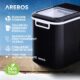 Machine à glaçons Arebos 12 kg/24h autonettoyante noire