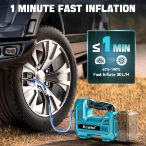 Compresseur d'air portable Ecarke 11 bar Makita 18V auto