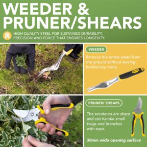 Ensemble 11 pièces d'outils de jardin BLOSTM - sac étanche