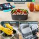 TRAVELISIMO Gamelle Chauffante 80W Lunch Box Chauffante 1,5L Marmite Electrique 3 en 1 220V 24V 12V, Gamelle Chauffante Allume Cigar