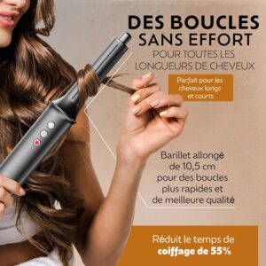 Multistyler 5 en 1 Hair Styler, Brosse Ionique Professionnelle, Brosse Chauffante, Fer A Friser Automatique, Lisseur, Brosse Volumat