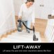 Shark LA502 Rotator Lift-Away ADV DuoClean PowerFins Aspiradora Vertical Con Cepillo autolimpiable, Potente Pastilla de Pelo