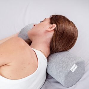 81qn7GRiGnL._AC_SL1500_.jpg Flowen Oreiller Ergonomique Cervical en Mousse a Memoire de Forme Coussin 40x15 cm Multifonctionnel Anti Ronflement pour Nuque, Colo
