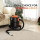 BACOENG Aspirateur a Cendre, Aspirateur Cendre 20L, Aspirateur a Cendres 1200W, Aspirateur Cendres Pellets avec Base Roulante, pour
