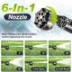81rYL1v9B0L._AC_SL1500_.jpg highsam Pressure Washer Nettoyeur haute pression sans fil 4 vitesses max. 120 bar avec 2 batteries 4,0 Ah, buse rotative 6 en 1 et 1