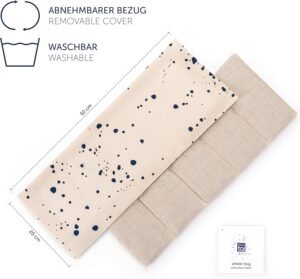 Coussin chauffant Blumtal 50x20cm blé nuque/épaules