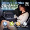 BOACAY Couverture de Voyage Douce et Chaude pour Avion et Voiture - Essentiel pour Les Longs Vols pour Femmes, Hommes, Enfants - Ore
