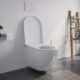81s47h6MhBL._AC_SL1500_.jpg BERNSTEIN - Japanese toilet toilet with white glossy ceramic bowl, shower jet, LED seat, 180 Vortex flush - 59x38x38 cm - Basic 110