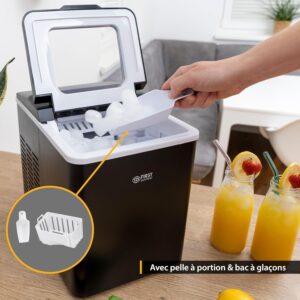 Machine à glaçons TZS First Austria 1,8L 12 kg/24h noire