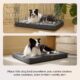 Bedsure Matelas Chien Memoire de Forme - Coussin Grande Taille Orthopedique, Tapis Lavable et Antiderapant, Lit pour Chien Interieur