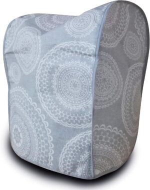 Housse de protection antitache pour Thermomix TM31 TM5 Mandalas Gris