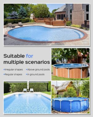 81swXNBS99L._AC_SL1500_.jpg WYBOT Wireless Pool Robot for Above Ground Pools up to 80 m2, Double Motorised Vacuum Cleaner Robot Swimming Pool 100 Minutes Powerf