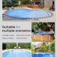 81swXNBS99L._AC_SL1500_.jpg WYBOT Wireless Pool Robot for Above Ground Pools up to 80 m2, Double Motorised Vacuum Cleaner Robot Swimming Pool 100 Minutes Powerf