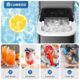 Machine à Glaçons 12kg/24h - LED capteur infrarouge