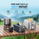 81t6KvNDL._AC_SL1500_.jpg Powdeom Portable Electric Station, LiFeP04 Battery, 614Wh Fast Charge in 1 Hour, AC Outputs, 500W Input, Solar Generator for Outdoor