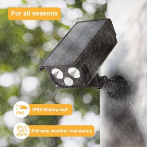 Proxinova Camera Factice Exterieur, Projecteur Solaire avec Detecteur de Mouvement Exterieur PIR, Eclairage Exterieur Solaire durabl